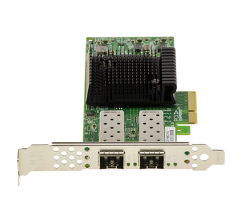 2-Port 10G SFP+ Fiber LAN PCIe x4 Network Controller Card with MELLANOX X-4 chipset, supporting RDMA, SR-IOV, and PXE