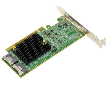 RETIMER-Karte: PCIe 4.0-Adapter mit 2 Slim-SAS-Anschlüssen (SFF-8654 8i) für NVMe-SSDs (M.2, M.3, U.2, U.3) oder PCIe-Erweiterungskarten