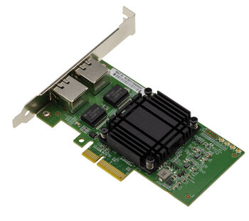 Carte contrôleur réseau PCIe Gen 4.0 x4 DUAL LAN ETHERNET RJ45 10G 5G 2.5G 1G 2 ports avec chipset Intel E610