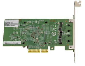 Carte contrôleur réseau PCIe Gen 4.0 x4 DUAL LAN ETHERNET RJ45 10G 5G 2.5G 1G 2 ports avec chipset Intel E610