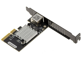 Carte contrôleur réseau PCIe x4 Gen 3.0 10 Gigabit ETHERNET compatible 1G 2.5G 5G 10G connecteur RJ45 et chipset CHIPSET REALTEK RTL8127