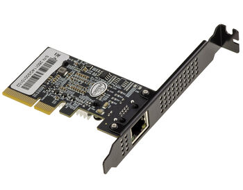 Carte contrôleur réseau PCIe x4 Gen 3.0 10 Gigabit ETHERNET compatible 1G 2.5G 5G 10G connecteur RJ45 et chipset CHIPSET REALTEK RTL8127