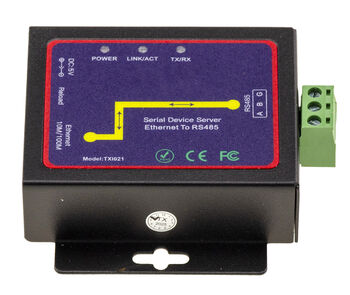 Adaptateur convertisseur RS485 vers Ethernet, point d'accès 10/100 pour connexion série RS-485 Support TCP RTU UDP LAN