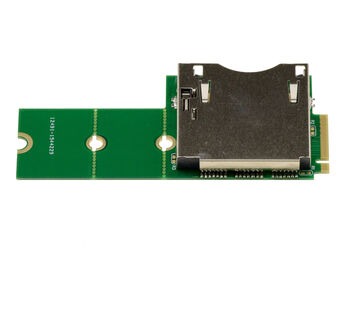 Adaptateur CF Express CFe type B vers port SSD M2 M Key, forme a 90°, longueur de la carte adaptable