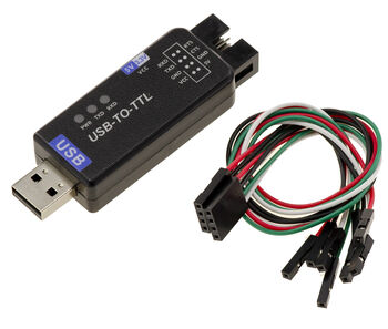 Dongle convertisseur USB vers TTL UART avec puce CH343G, support 3.3V et 5V, Suppresseur de surtensions TVS et protection ESD