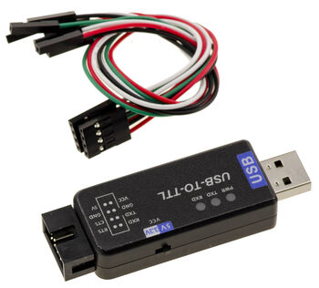 Dongle convertisseur USB vers TTL UART avec puce CH343G, support 3.3V et 5V, Suppresseur de surtensions TVS et protection ESD