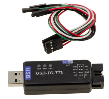 Dongle convertisseur USB vers TTL UART avec puce CH343G, support 3.3V et 5V, Suppresseur de surtensions TVS et protection ESD