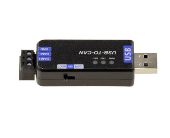 Dongle convertisseur USB vers CAN avec microcontrôleur STM32, modes PCAN-USB, SLCAN, candlelight