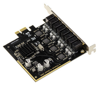 CM6646 4-Channel AI HD Audio Card, featuring 4 independent input and output channels for recording or playback, and 44–192 kHz DAC/ADC with 16-, 24-, and 32-bit resolution