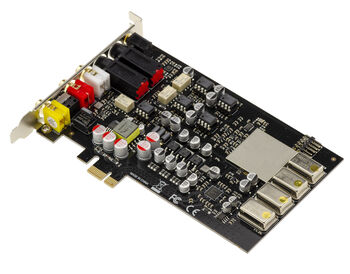 Cmedia CM6635 Pro Hi-Fi Digital Sound Card with ESS9038Q2M DAC; Headphone Output, Balanced 6.5mm Jack, 2x RCA, 2x Digital (SPDIF and RCA)