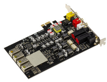 Cmedia CM6635 Pro Hi-Fi Digital Sound Card with ESS9038Q2M DAC; Headphone Output, Balanced 6.5mm Jack, 2x RCA, 2x Digital (SPDIF and RCA)