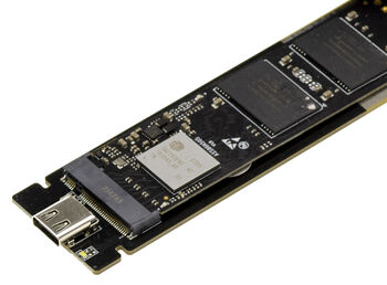 20G Aluminum USB 3.2 Gen 2x2 Enclosure for M.2 NVMe SSDs with USB-C interface, 8TB capacity.