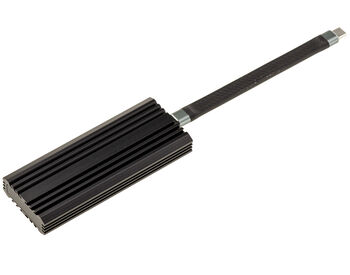 20G Aluminum USB 3.2 Gen 2x2 Enclosure for M.2 NVMe SSDs with USB-C interface, 8TB capacity.