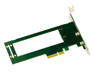Carte contrôleur PCIe 4.0 x4 pour SSD NVMe EDSFF E1.S short Gen4 compatible SSD épais jusqu'à 25mm
