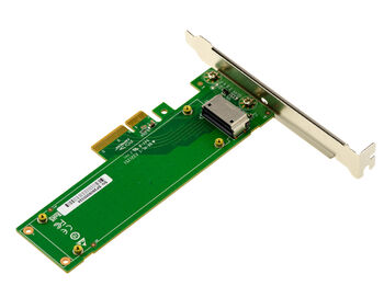 Carte contrôleur PCIe 4.0 x4 pour SSD NVMe EDSFF E1.S short Gen4