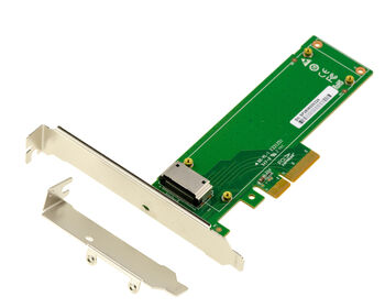 Carte contrôleur PCIe 4.0 x4 pour SSD NVMe EDSFF E1.S short Gen4
