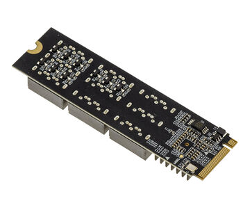 Carte contrôleur M2 M Key vers 9 Port SATA 3.0 6Gbps avec chipset RTL9101 et architecture multi contrôleurs