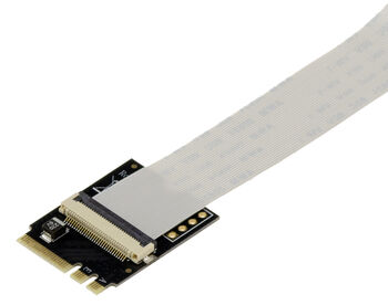 Adaptateur M2 B key et nano SIM vers M.2 E A Key avec nappe souple pour carte module 3G 4G 5G et WIFI