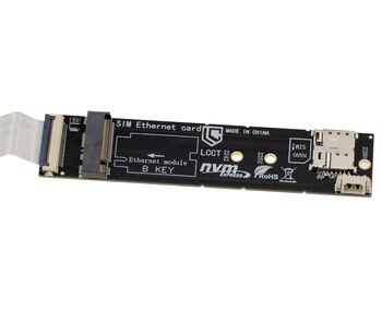 Adaptateur M2 B key et nano SIM vers M.2 E A Key avec nappe souple pour carte module 3G 4G 5G et WIFI