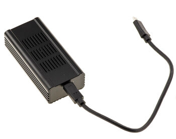 USB 4 Thunderbolt 3/4/5 10G-zu-Glasfaser-Adapterkabel mit 1 SFP+-Anschluss und Realtek RTL8157-Chipsatz. Passive Kühlung, geräuschloser Konverter.