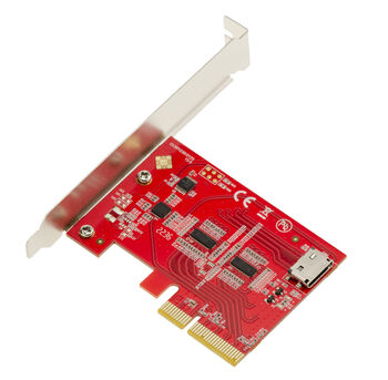 Carte Contrôleur Redriver PCIe Gen 4.0 x4 vers Oculink SFF-8612 SFF-8611 avec cordon pour montage SSD U2 NVMe SFF-8639
