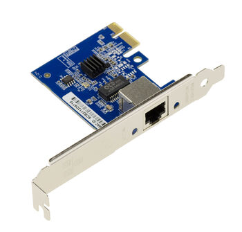 PCIe 2.5 Gigabit ETHERNET 10/100/ 1000 (1G)/ 2.5G controller board. RJ45 connector. Intel I225-V CHIPSET