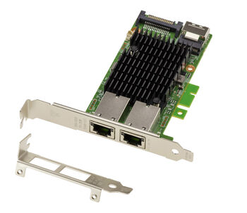 Carte contrôleur réseau M2 RJ45 2 ports 10G LAN 10 GIGABIT ETHERNET pour port M2 de type PCIe, clé M ou B+M avec CHIPSET Intel X550
