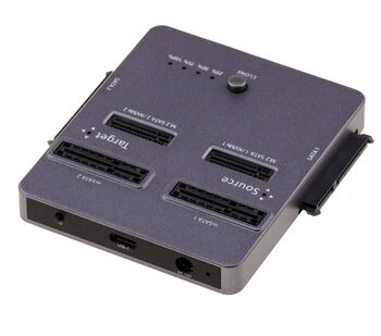Copy machine pour disque dur et SSD, support SATA mSATA M2 SATA et M2 NVMe, station de clonage multistandards et dock 20Gbps