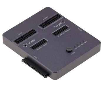 Copy machine pour disque dur et SSD, support SATA mSATA M2 SATA et M2 NVMe, station de clonage multistandards et dock 20Gbps