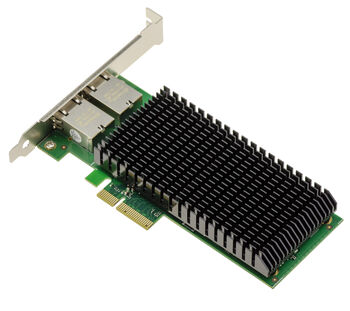 Carte contrôleur réseau PCIe Gen 4.0 x4 DUAL LAN ETHERNET RJ45 10G 5G 2.5G 1G 2 ports avec chipset Intel E610-XT2