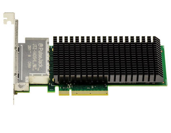 Carte contrôleur réseau PCIe Gen 4.0 x8 QUAD LAN ETHERNET RJ45 10G 5G 2.5G 1G 4 ports avec chipset Intel E610-XT4