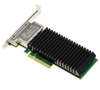 Carte contrôleur réseau PCIe Gen 4.0 x8 QUAD LAN ETHERNET RJ45 10G 5G 2.5G 1G 4 ports avec chipset Intel E610-XT4
