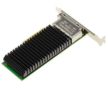Carte contrôleur réseau PCIe Gen 4.0 x8 QUAD LAN ETHERNET RJ45 10G 5G 2.5G 1G 4 ports avec chipset Intel E610-XT4