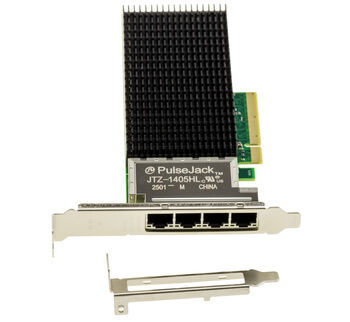 Carte contrôleur réseau PCIe Gen 4.0 x8 QUAD LAN ETHERNET RJ45 10G 5G 2.5G 1G 4 ports avec chipset Intel E610-XT4