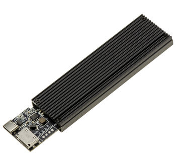 Boitier pour SSD M2 NVMe M Key vers Oculink SFF-8612 compatible PCIe 4.0 avec câble 40cm
