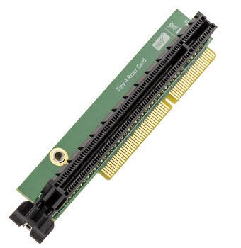 Riser adaptateur PCIe x16 femelle vers Tiny 4 pour installation de carte PCI express dans un Lenovo Thinkcenter ou Thinkstation