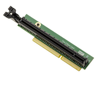 Riser adaptateur PCIe x16 femelle vers Tiny 4 pour installation de carte PCI express dans un Lenovo Thinkcenter ou Thinkstation