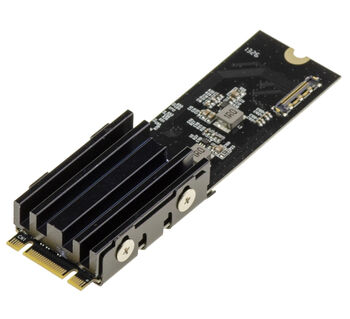 M.2 B+M Key to SFP+ 10GbE Network Controller Card with Realtek RTL8127ATF Low-Power Chipset, Supporting 1G and 10G Data Rates