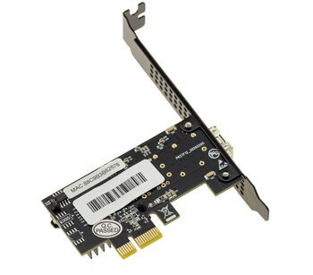 Carte contrôleur réseau PCIe x1 Gen 4.0 un port SFP+ 10G avec chipset CHIPSET REALTEK RTL8127, faible consommation, refroidissement passif
