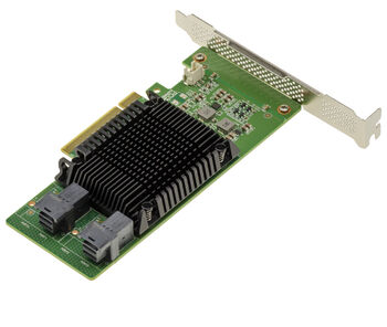 Carte Contrôleur PCIe 3.0 x8 pour 2 SSD U.2 NVMe, RAID 0/1 et JBOD, Chipset Marvell 88NR2241, 64Gbps, Hot Swap, High Low Profile
