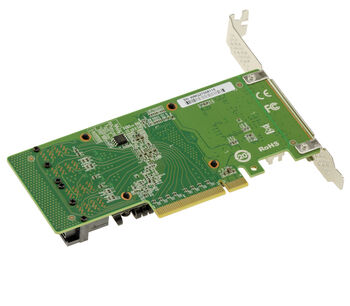 Carte Contrôleur PCIe 3.0 x8 pour 4 SSD U.2 NVMe, RAID 0/1 et JBOD, Chipset Marvell 88NR2241, 64Gbps, Hot Swap, High Low Profile