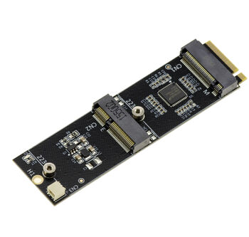 Carte contrôleur M.2 2280 M Key pour SSD NVMe M Key 2230 et carte réseau WiFi Bluetooth M.2 E Key A+E Key 2230, Support PCIe et USB