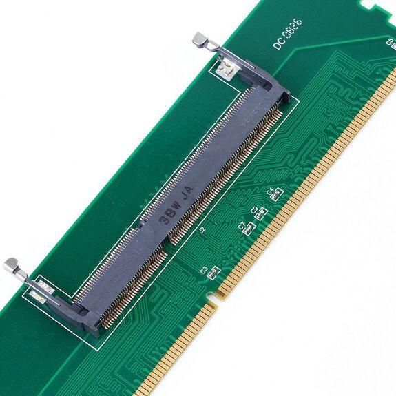 Adapter for DDR 3 type memory sticks Laptop to desktop PC Laptop to desktop PC
