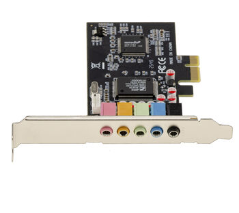 Carte contrôleur son sur port PCIe, sortie 5.1 6 canaux, avec chipset CMEDIA CMI8738/PCI-SX et ASM1083
