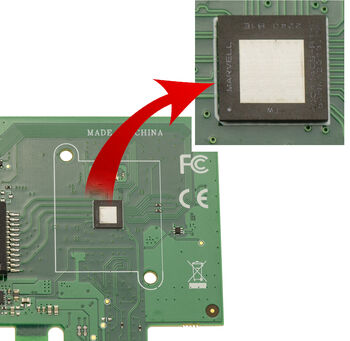 Carte contrôleur réseau RJ45 5G PCIe Gen4 Multi Gigabit ETHERNET 1G 2.5G 5G avec chipset Marvell AQC114
