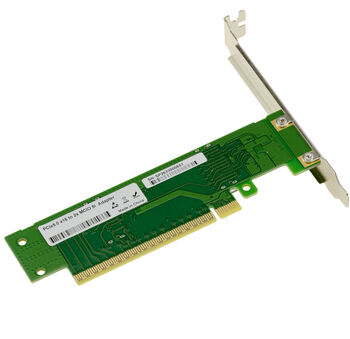Carte contrôleur adaptateur PCIe 5.0 vers 2 ports MCIO 8i pour SSD NVMe M2 M3 U2 U3 ou plaques rapportées PCIe pour GPU
