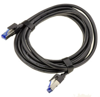 Câble réseau RJ45 Cat 8 40Gbps 2000MHz cuivre 26AWG, longueur 3m avec double blindage S/FTP