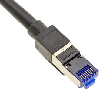 Câble réseau RJ45 Cat 8 40Gbps 2000MHz cuivre 26AWG, longueur 10m avec double blindage S/FTP
