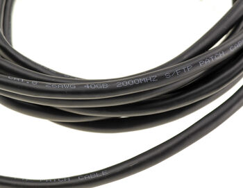 Câble réseau RJ45 Cat 8 40Gbps 2000MHz cuivre 26AWG, longueur 10m avec double blindage S/FTP