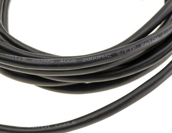 Câble réseau RJ45 Cat 8 40Gbps 2000MHz cuivre 26AWG, longueur 20m avec double blindage S/FTP